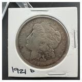 1921-D Morgan Silver Dollar