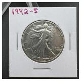 1942-S Walking Liberty Half Dollar