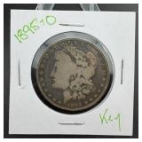 1895-O Morgan Silver Dollar
