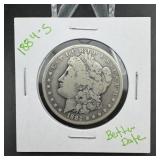 1884-S Morgan Silver Dollar