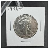 1941-S Walking Liberty Silver Half Dollar