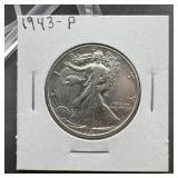 1943-P Walking Liberty Silver Half Dollar