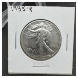1945-P Walking Liberty Silver Half Dollar