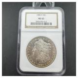1880-S Morgan Silver Dollar NGC MS65