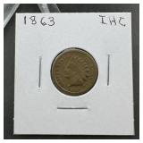 1863 Indian Head Cent