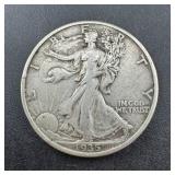 1935 Walking Liberty Silver Half Dollar