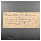 1908 Carson City Nevada State Bank & Trust Company