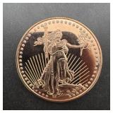 1 oz. .999 Copper Round
