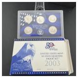 2003 United States Mint 50 State Quarters Proof Se