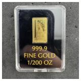 Germania Mint 1/200 Oz .9999 Fine Gold Bar