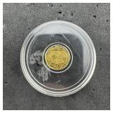 1/200 Oz .9999 Gold Egyptian Design Round