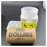 $20 Morgan Silver Dollar Roll - Cc Tail & 1882 Fac