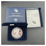 2019-W Proof American Silver Eagle w/ Box & COA