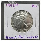 1943-P Walking Liberty Half Dollar