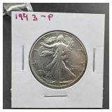 1943-P Walking Liberty Half Dollar