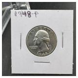 1948 Washington Silver Quarter