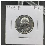 1964 Washington Silver Quarter
