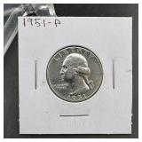 1951 Washington Silver Quarter