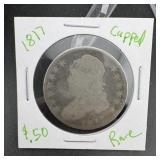 1817 Capped Bust Silver Half Dollar