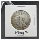 1939-S Walking Liberty Silver Half Dollar
