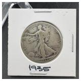 1935 Walking Liberty Silver Half Dollar