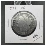 1878-CC Morgan Silver Dollar