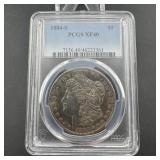 1884-S Morgan Silver Dollar PCGS XF40