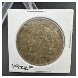1922-D Peace Silver Dollar