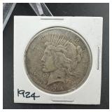1924 Peace Silver Dollar