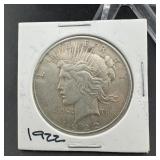 1922 Peace Silver Dollar