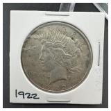 1922 Peace Silver Dollar