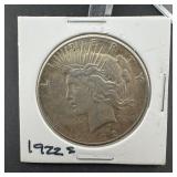 1922-S Peace Silver Dollar