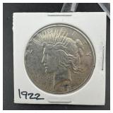 1922 Peace Silver Dollar
