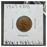 1909-VDB Wheat Cent Penny