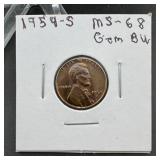 1959-S Lincoln Memorial Cent Penny