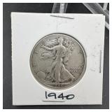 1941 Walking Liberty Silver Half Dollar