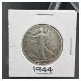 1944 Walking Liberty Silver Half Dollar