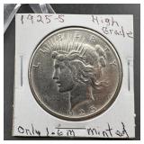 1925 Peace Silver Dollar High Grade