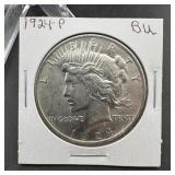 1924 Peace Silver Dollar