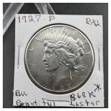 1927 Peace Silver Dollar