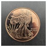 1 oz. .999 Copper Round