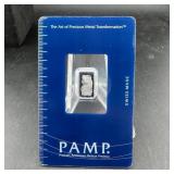 Pamp Suisse 1 Gram Palladium Bar .9995 Fine