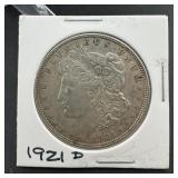 1921-D Morgan Silver Dollar
