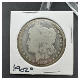 1902-O Morgan Silver Dollar