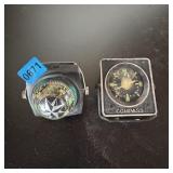(2) Vintage Compasses