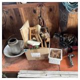Box Of Household Wooden Art
