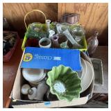 (2) Boxes Of Miscellaneous Glassware