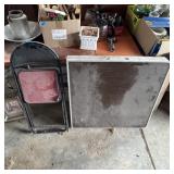 Fold-up Camping Table & Metal Chair