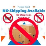No Shipping Available!