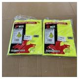 (2) Illuminator High Visibility Rainwear Sets Size